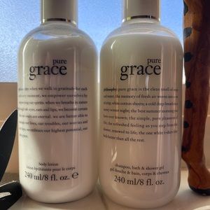 Philosophy Pure Grace lotion and bath gel